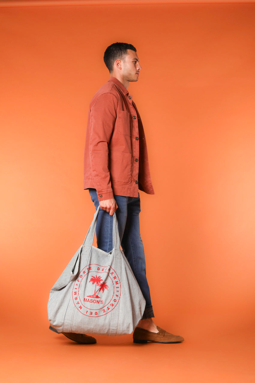 Mason’s Bag FDM borsa in cotone a righe