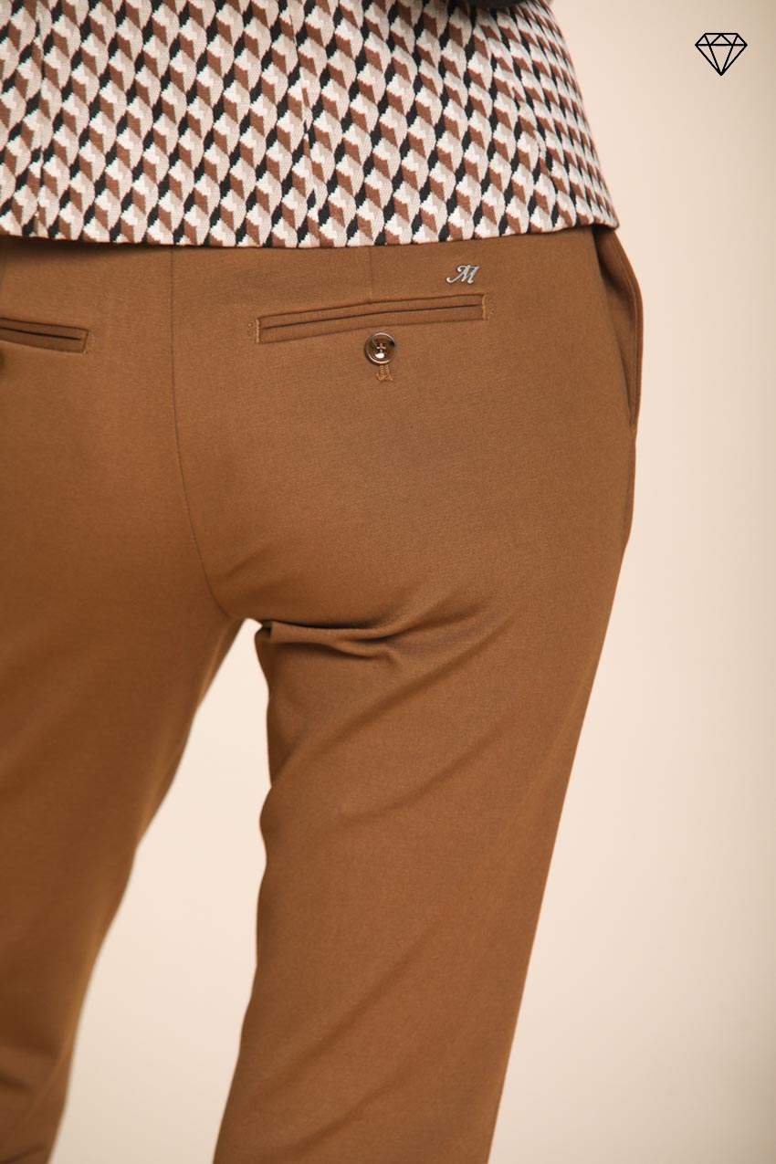 Foto 2 New York Trumpet pantalone chino donna in jersey tecnico slim fit ①