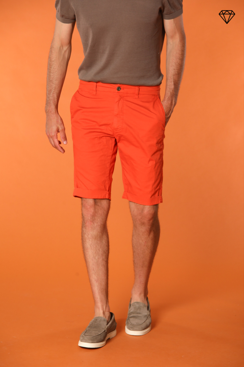 London bermuda chino uomo in cotone pima regular fit ①