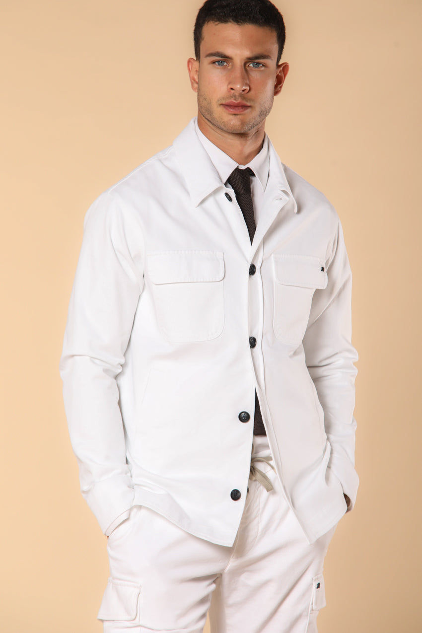 Williams Overshirt für Herren aus Stretch-Baumwoll-Jersey