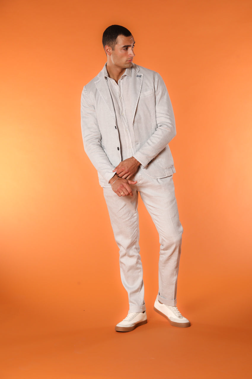 Da Vinci Summer Blazer Herren aus Leinen-Baumwoll-Twill
