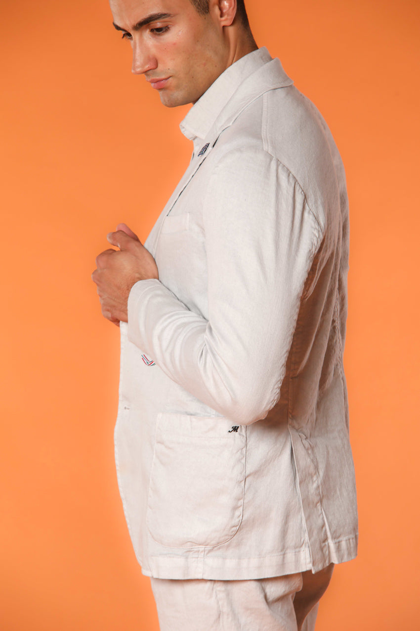 Da Vinci Summer Blazer Herren aus Leinen-Baumwoll-Twill