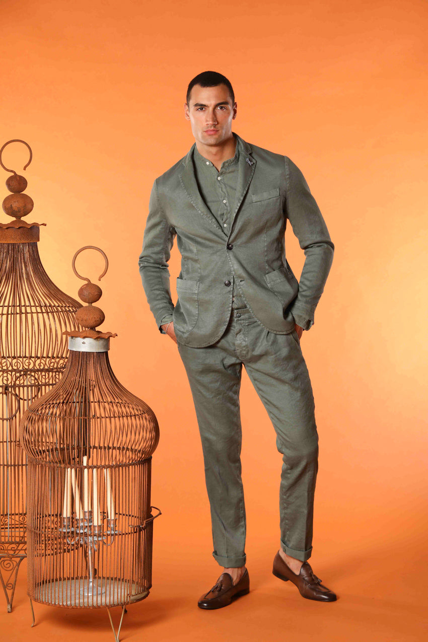 Da Vinci Summer Blazer Herren aus Leinen-Baumwoll-Twill