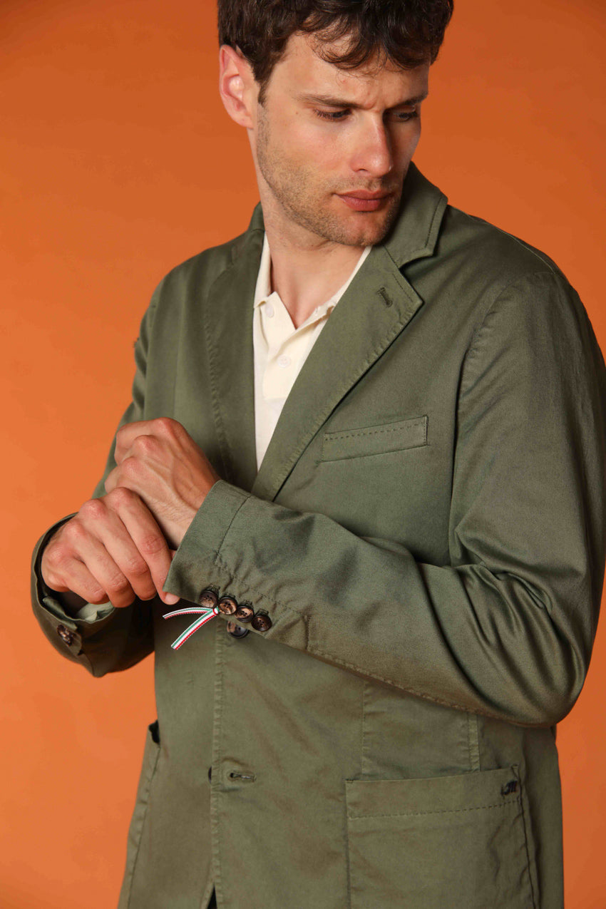 Da Vinci Summer Herrenblazer aus Baumwolle und Tencel