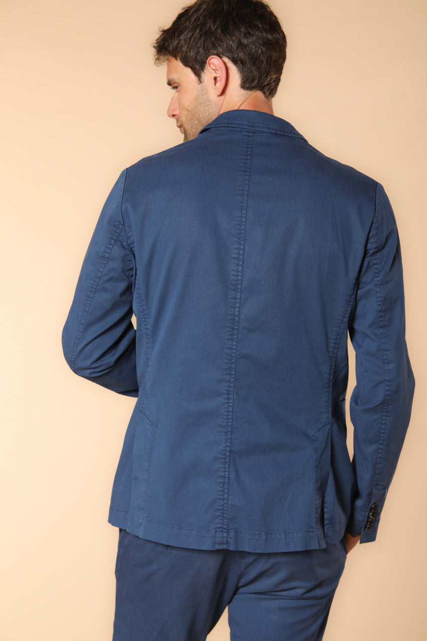 Da Vinci Summer Herrenblazer aus Baumwolle und Tencel