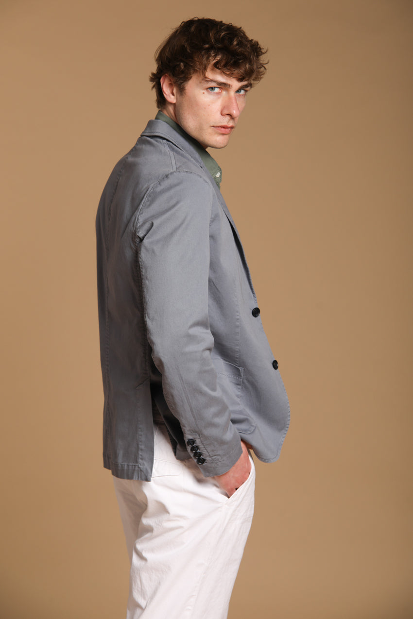 Da Vinci Summer Herrenblazer aus Baumwolle und Tencel