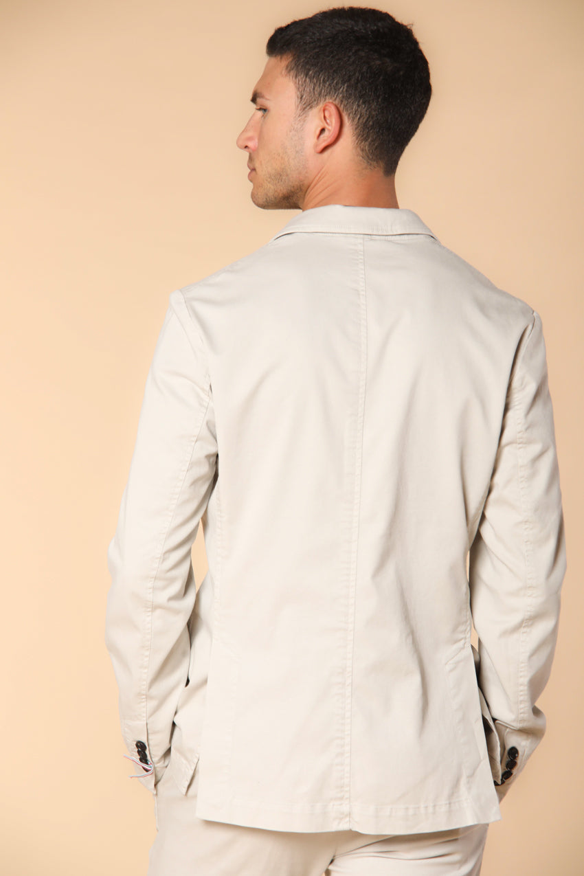 Da Vinci Summer Herrenblazer aus Baumwolle und Tencel
