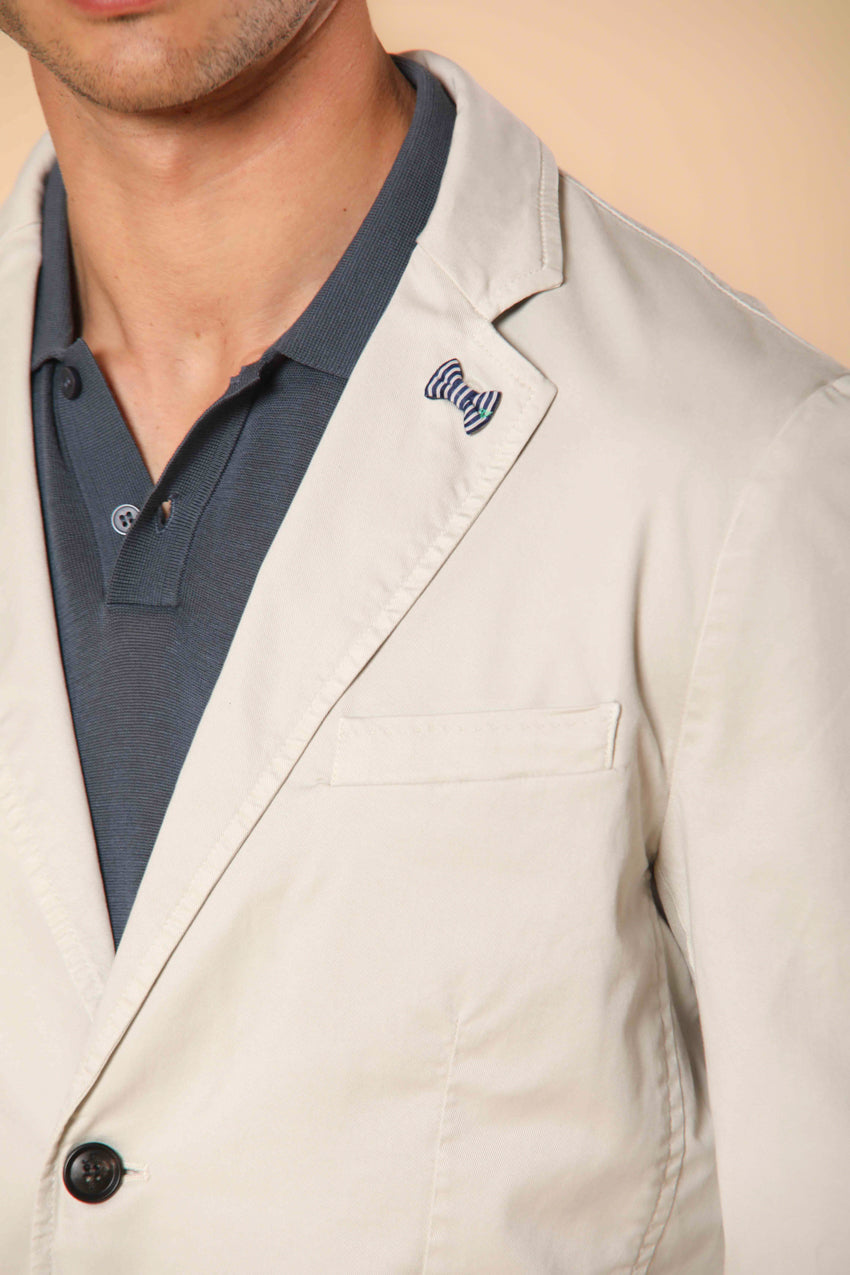 Da Vinci Summer Herrenblazer aus Baumwolle und Tencel