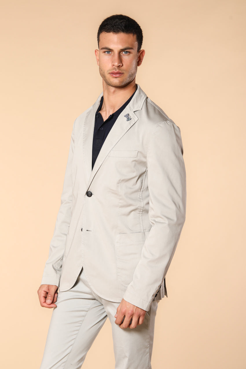 Da Vinci Travel Blazer Herren aus technischem Satin Travel Stretch mit Details