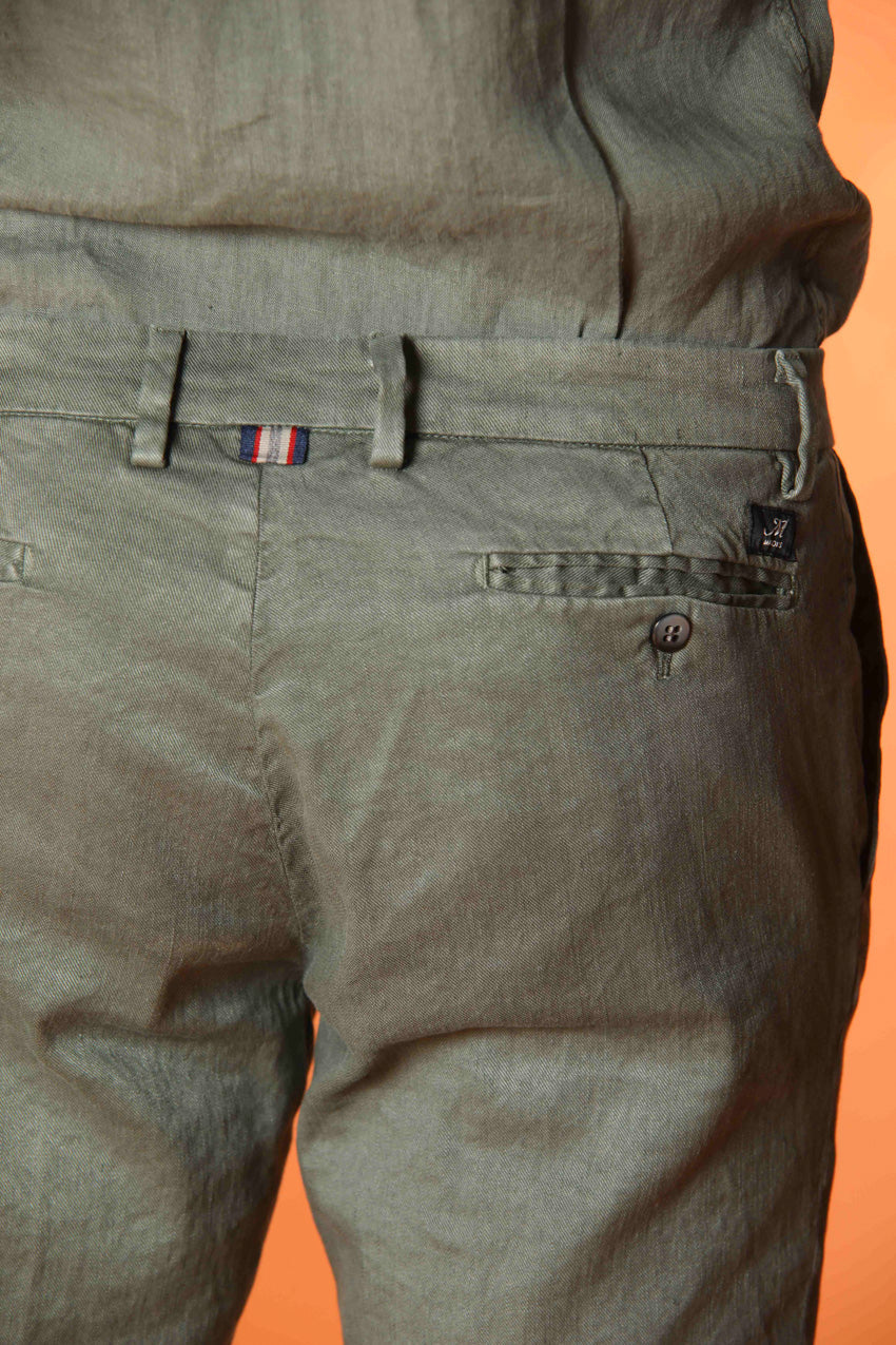New York Herren Chino Hose aus Leinen und Baumwoll-Twill Regular Fit