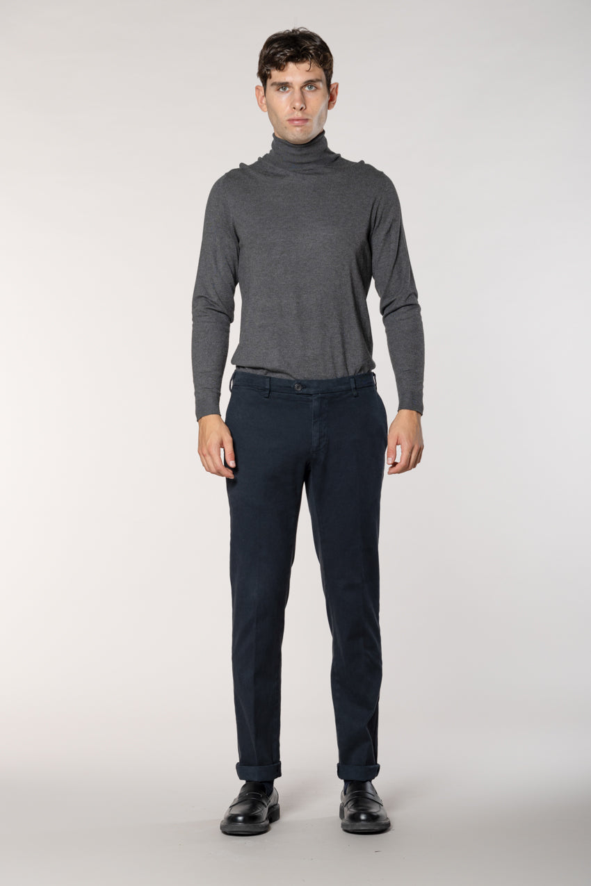 New York Sartoriale Herren Chinohose maßgeschneiderte aus Baumwolle Kashmir Regular Fit
