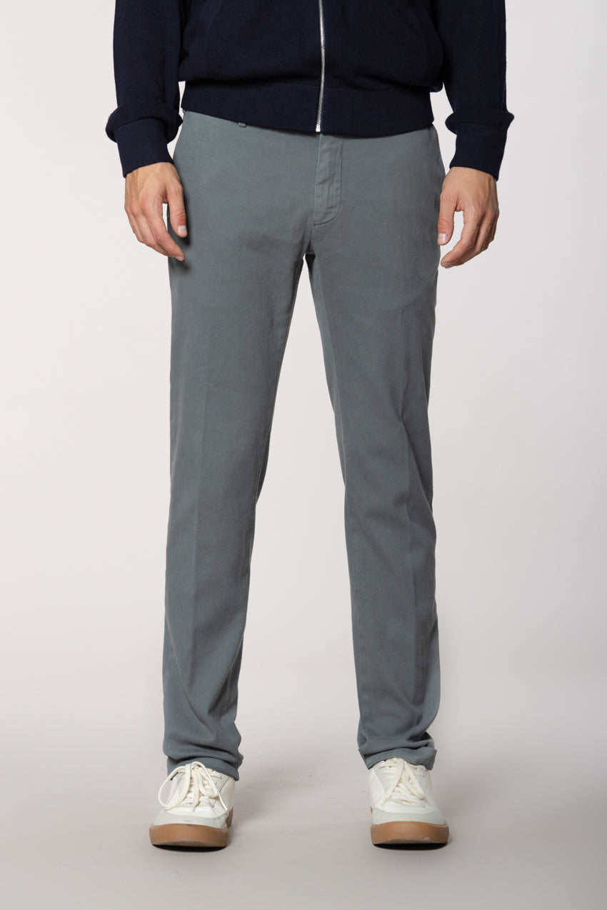 New York Sartoriale Herren Chinohose maßgeschneiderte aus Baumwolle Kashmir Regular Fit