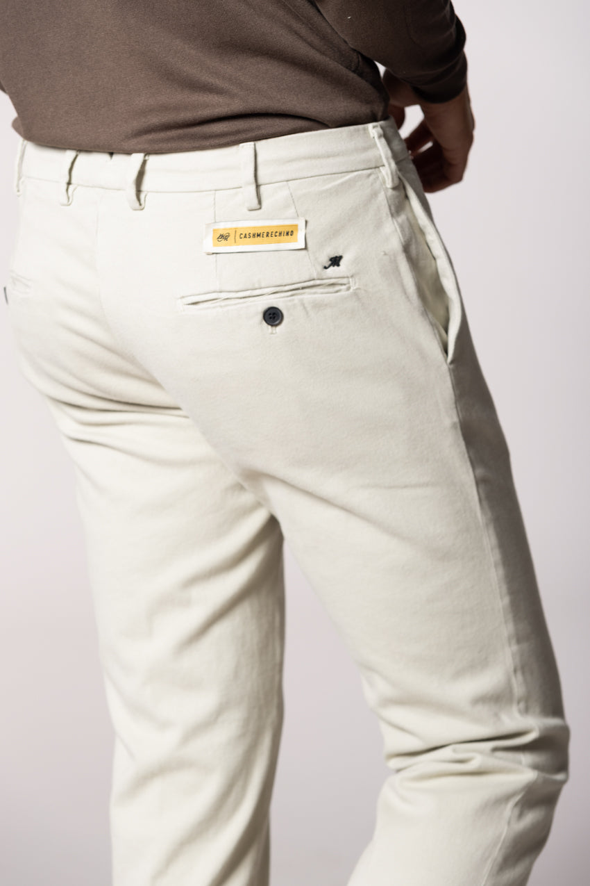 New York Sartoriale Herren Chinohose maßgeschneiderte aus Baumwolle Kashmir Regular Fit