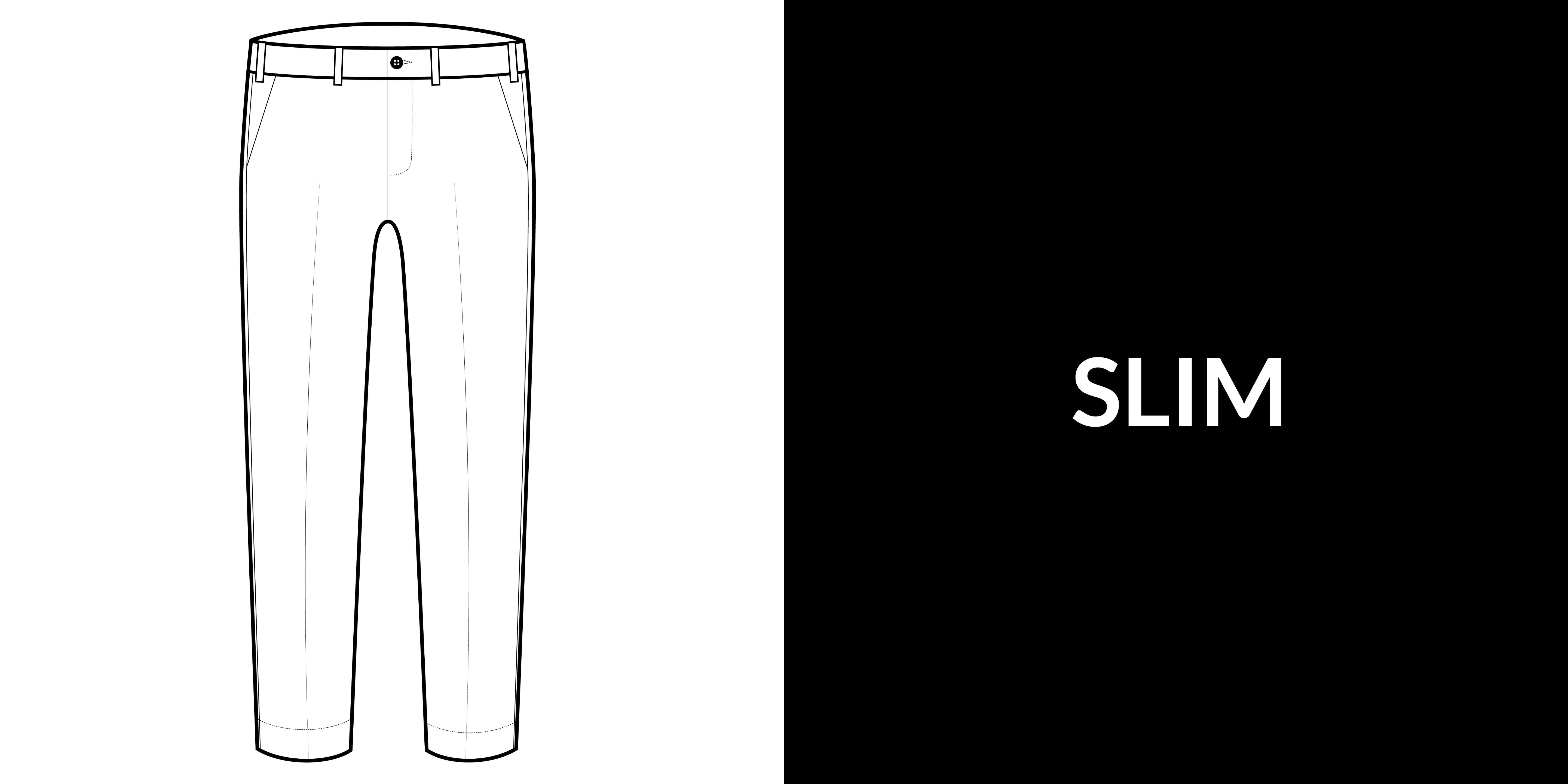 Herren Slim fit Hosen von Mason's