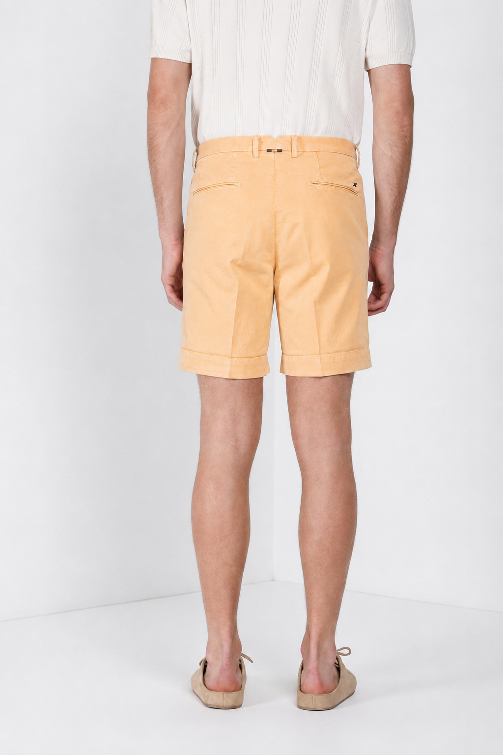 Boston delamere bermuda chino uomo in twill stretch relaxed fit