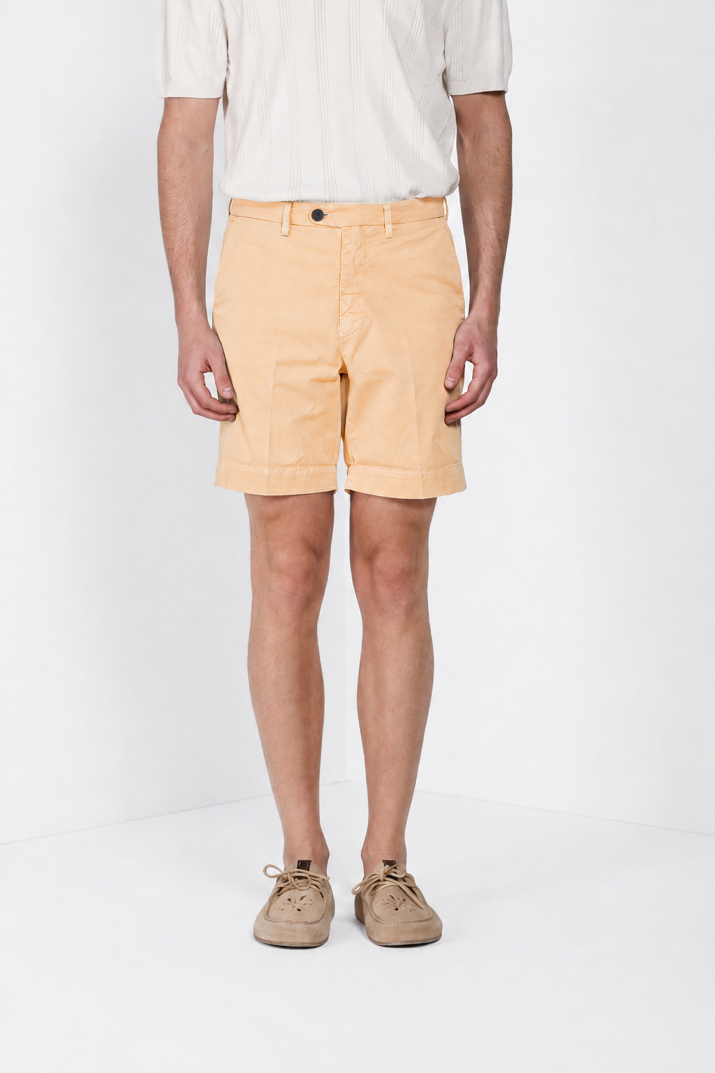 Boston Delamere Herren Chino Bermuda aus Stretch-Twill relaxed fit