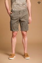 Chile bermuda cargo uomo in cotone fantasia camou slim fit ①