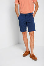 Chile bermuda cargo uomo in raso stretch slim fit ①