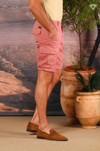 Chile Herren-Cargo-Bermuda aus Stretch-Satin Slim Fit ①