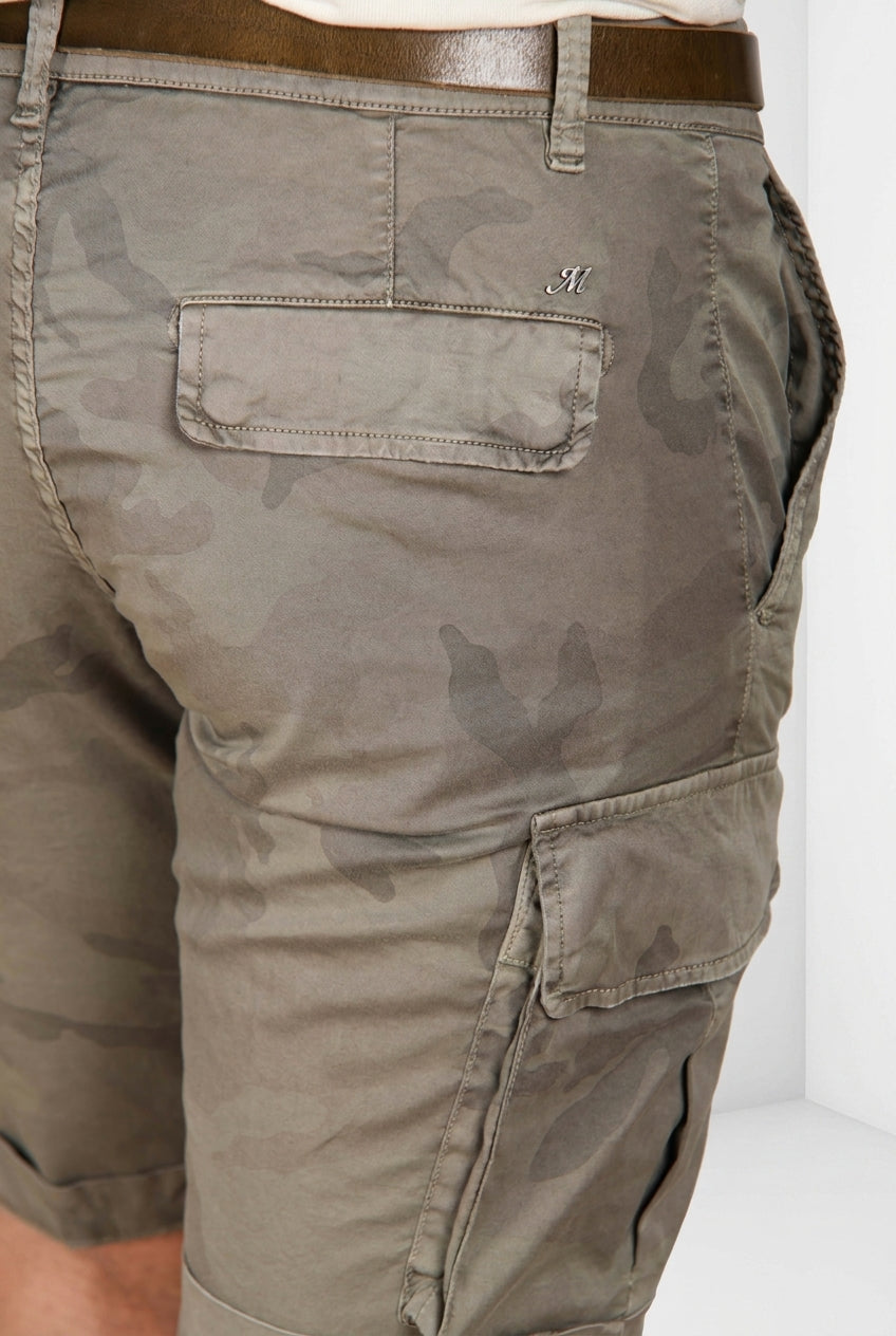 Chile Bermuda Cargo Herren aus Twill Camouflage-Druck slim fit ①