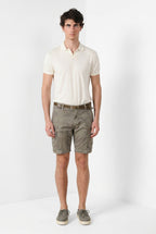 Chile Bermuda Cargo Herren aus Twill Camouflage-Druck slim fit ①