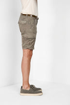 Chile Bermuda Cargo Herren aus Twill Camouflage-Druck slim fit ①