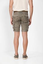 Chile Bermuda Cargo Herren aus Twill Camouflage-Druck slim fit ①