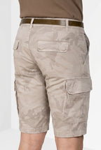 Chile Bermuda Cargo Herren aus Twill Camouflage-Druck slim fit ①