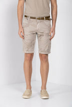 Chile Bermuda Cargo Herren aus Twill Camouflage-Druck slim fit ①