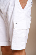 Chile Bermuda Cargo Herren aus Stretch-Satin slim fit ①