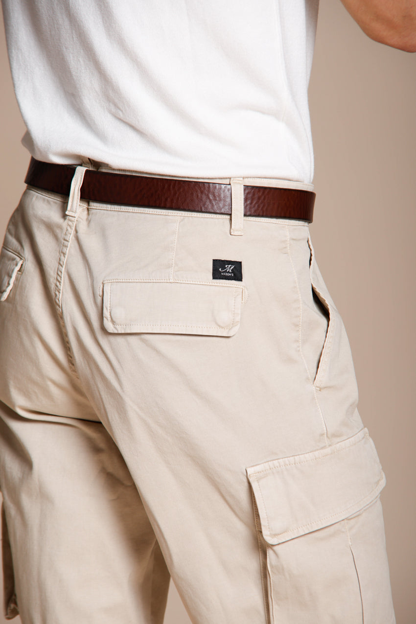 Chile Bermuda Cargo Herren aus Stretch-Satin slim fit ①