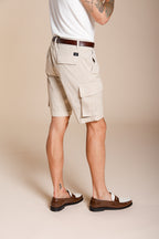 Chile Bermuda Cargo Herren aus Stretch-Satin slim fit ①