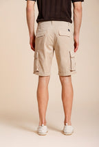 Chile Bermuda Cargo Herren aus Stretch-Satin slim fit ①