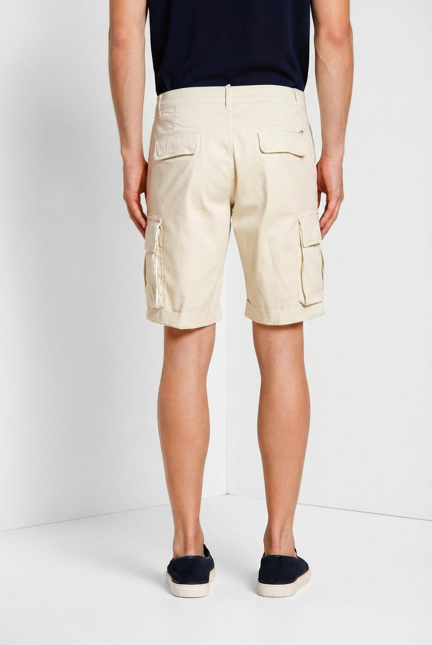 Chile Herren Cargo Bermuda aus Stretch-Satin slim fit ①