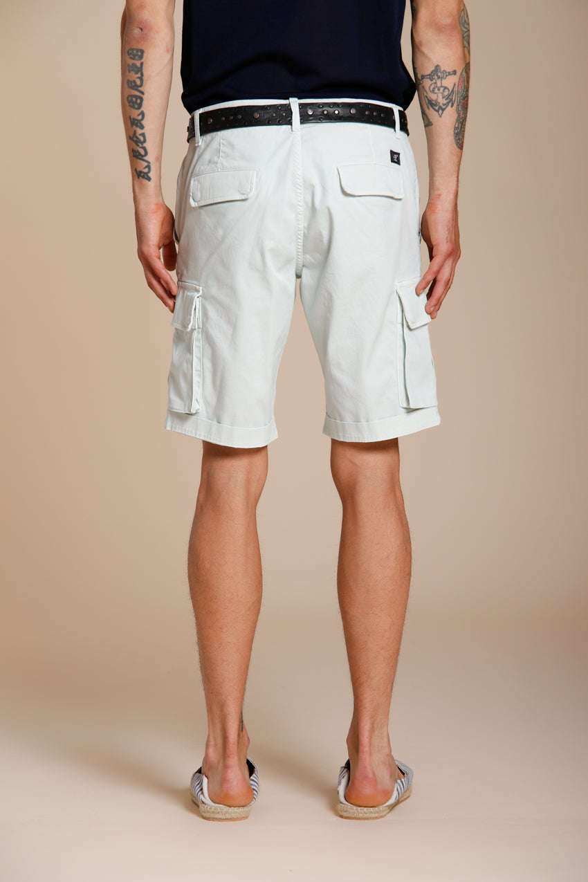 Chile Bermuda Cargo Herren aus Stretch-Satin slim fit ①