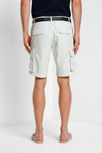 Chile bermuda cargo uomo in raso stretch slim fit ①