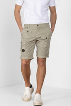 George Coolpocket bermuda cargo uomo in gabardina stretch logo edition carrot fit ①