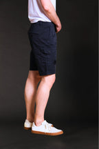 George Coolpocket bermuda cargo uomo in raso stretch logo edition carrot fit ①