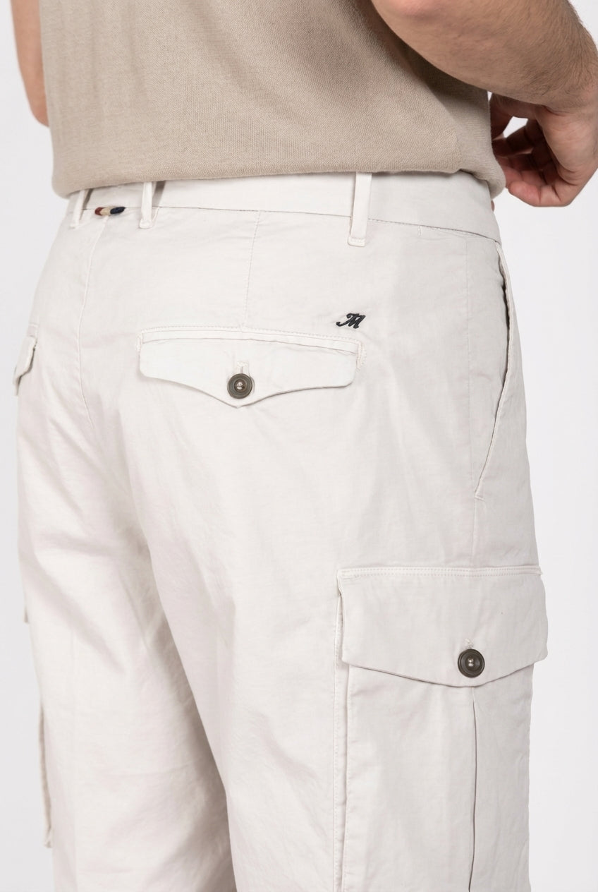 Cargo Bermuda Cargo Herren aus Stretch-Gabardine relaxed fit