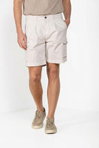 Cargo Bermuda Cargo Herren aus Stretch-Gabardine relaxed fit