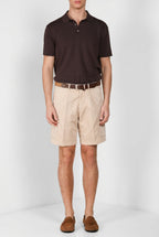 Cargo Bermuda Cargo Herren aus Stretch-Gabardine relaxed fit