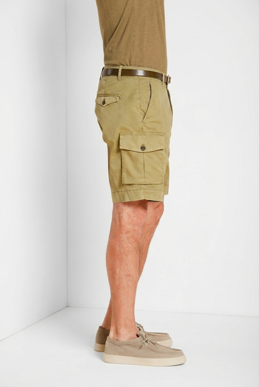 Cargo Bermuda Cargo Herren aus Stretch-Gabardine relaxed fit