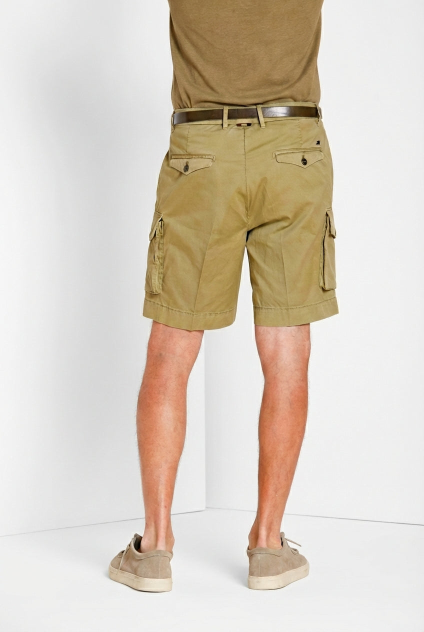 Cargo Bermuda Cargo Herren aus Stretch-Gabardine relaxed fit