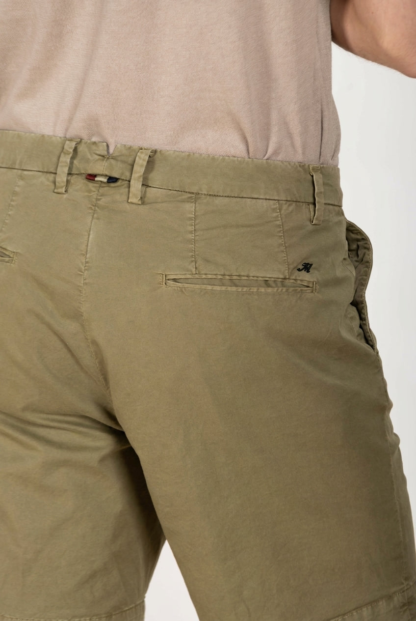 Boston delamere bermuda chino uomo in twill stretch relaxed fit