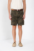 Chile M74 Bermuda Cargo Herren aus Canvas Camouflagedruck relaxed fit