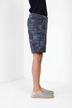 Chile M74 Bermuda Cargo Herren aus Canvas Camouflage-Druck relaxed fit