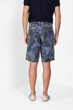 Denver M74 Bermuda Cargo Herren aus Canvas Hawaii-Print relaxed fit