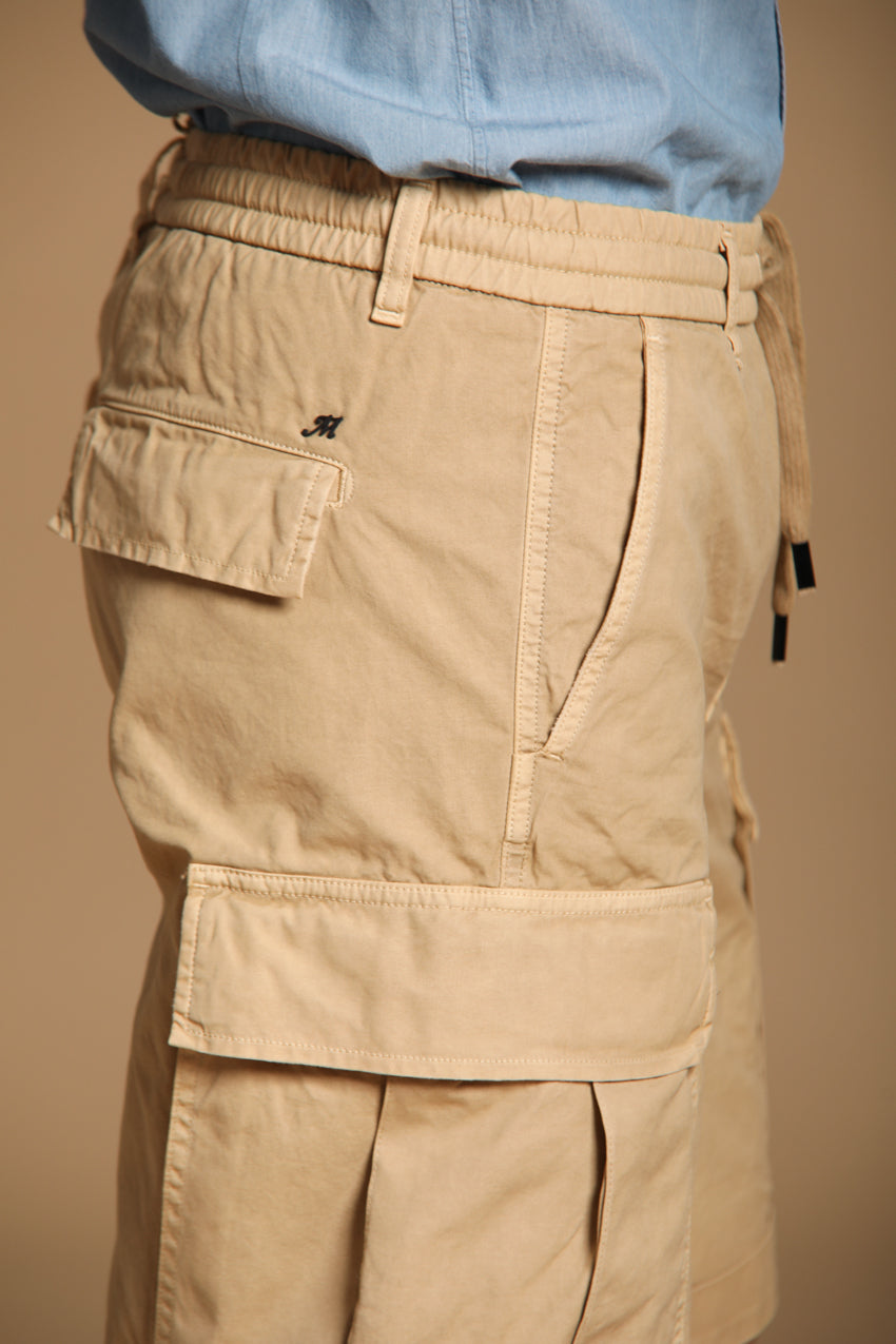 Cargo M74 Herren-Cargo-Bermuda aus Baumwoll-Canvas-Oxford Relaxed Fit