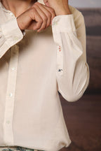 Torino camicia uomo a manica lunga in tencel