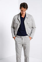 Flyshirt Delamere Herren Jacke Overshirt aus Stretch-Gabardine